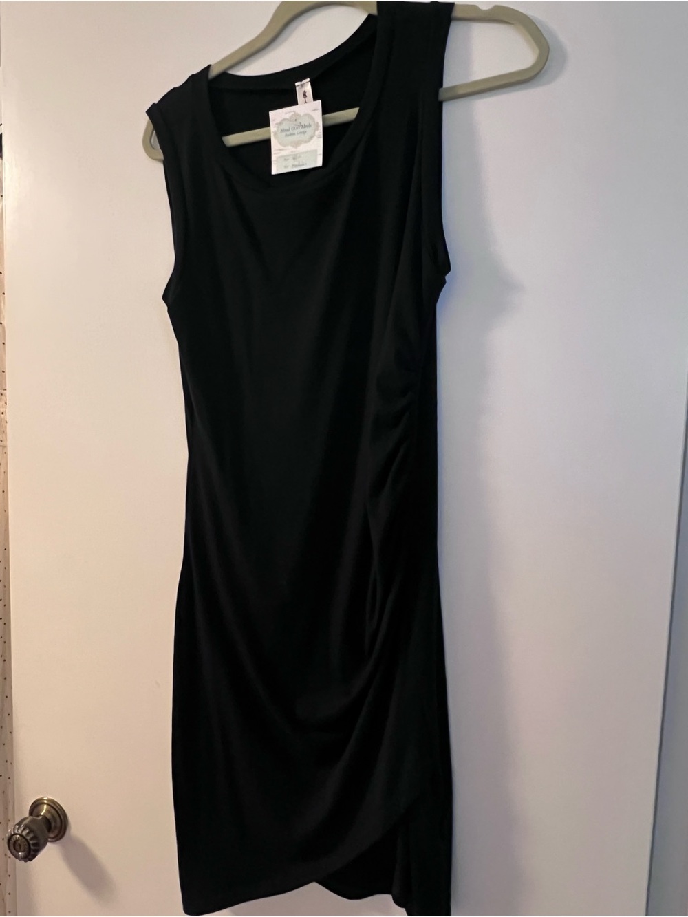 Vanilla Bay Black Sleeveless Midi Dress